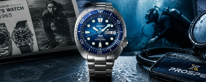 Seiko Prospex: história e evolução do lendário relógio de mergulho japonês